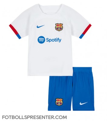 Barcelona Bortatröja Barn 2023-24 Kortärmad (+ korta byxor)